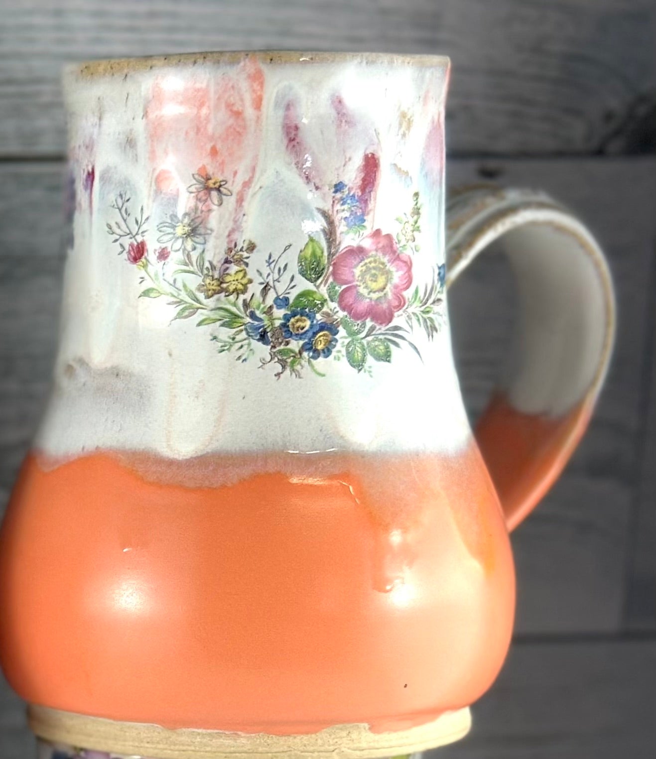 Vintage Bloom Mug – One of a Kind